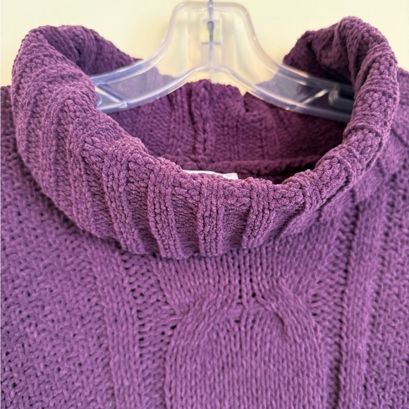 Seven7 Purple Cowl Neck Sweater *GOOD USED CONDITION* - Picture 7 of 10